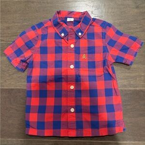 Kids GAP Red and Blue Checkered Shirt
